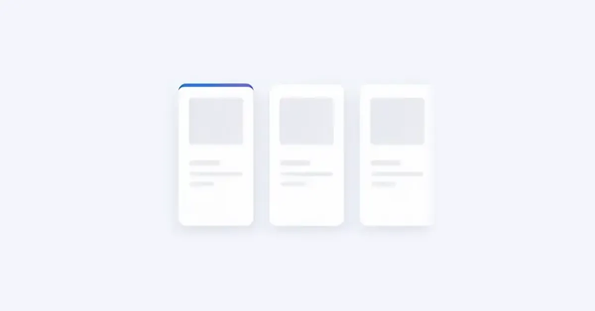 Three blank article cards: the free trial's 3 articles.